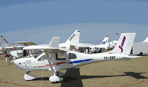 Just some of the GA display at Avalon 2009. (Glenn Alford)